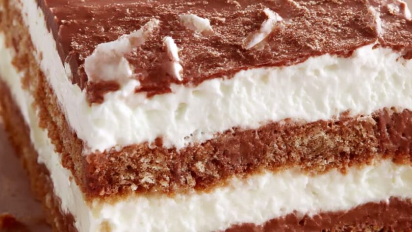 Chocolate, Banana, and Graham Cracker Icebox Cake Recipe
