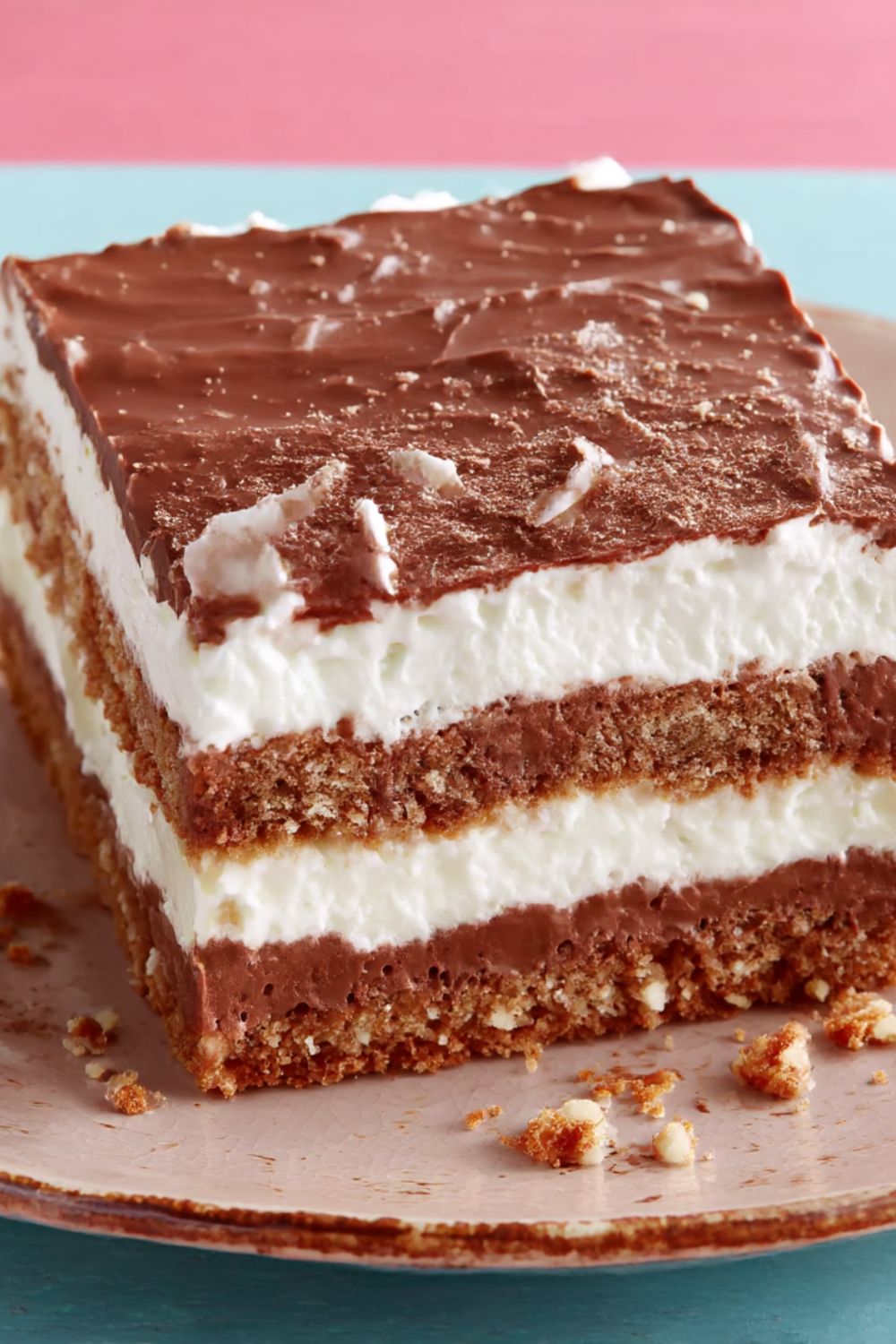 Chocolate, Banana, and Graham Cracker Icebox Cake Recipe