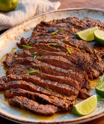 Flank Steak With Lime Marinade Recipe