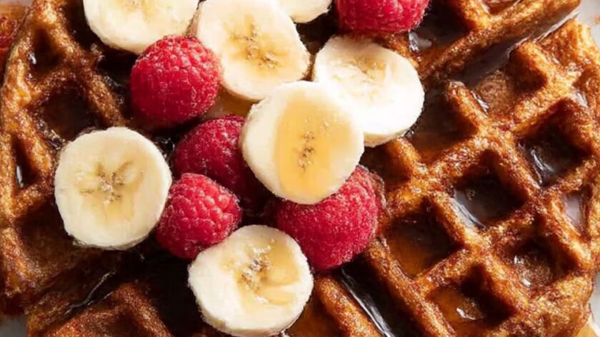 Gluten-Free Peanut Butter-Banana Waffles Recipe