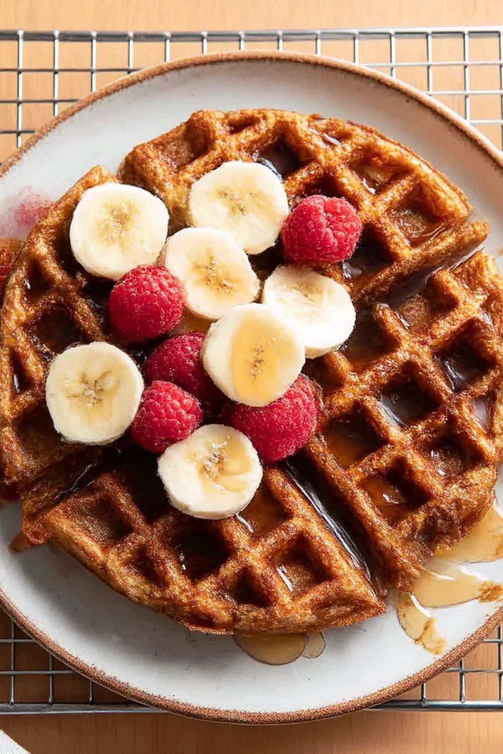 Gluten-Free Peanut Butter-Banana Waffles Recipe