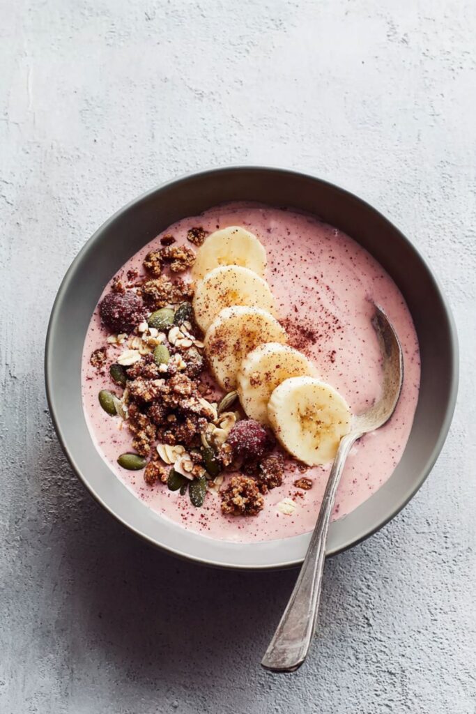 Berry-Banana Kefir Bowl