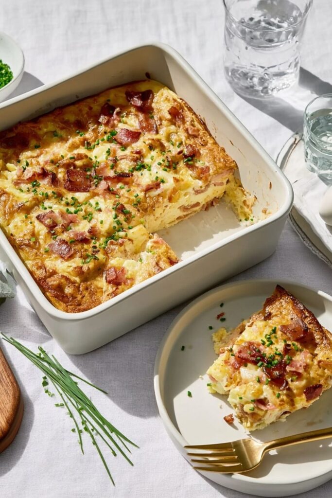 Breakfast Casserole With Bacon