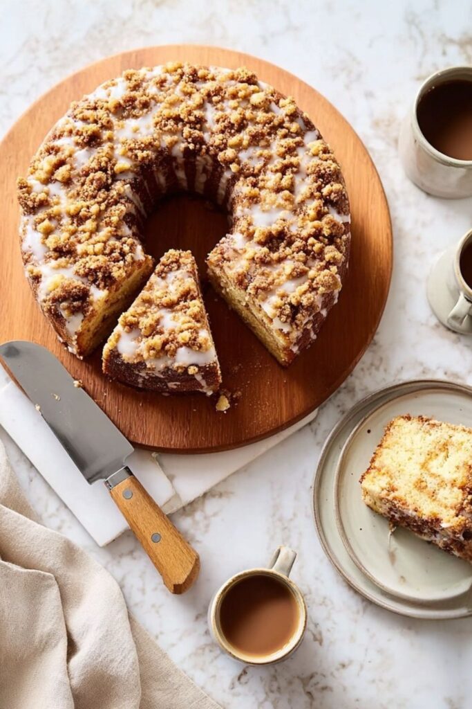 Cinnamon Streusel Coffee Cake