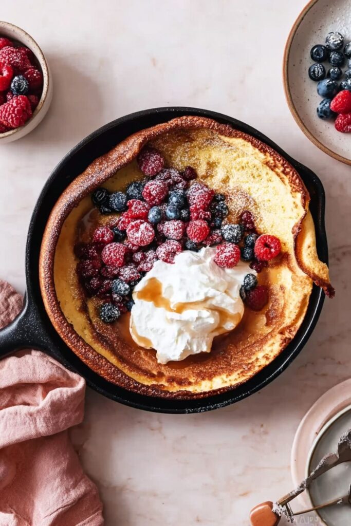 Classic Dutch Baby with Lemon and Sugar