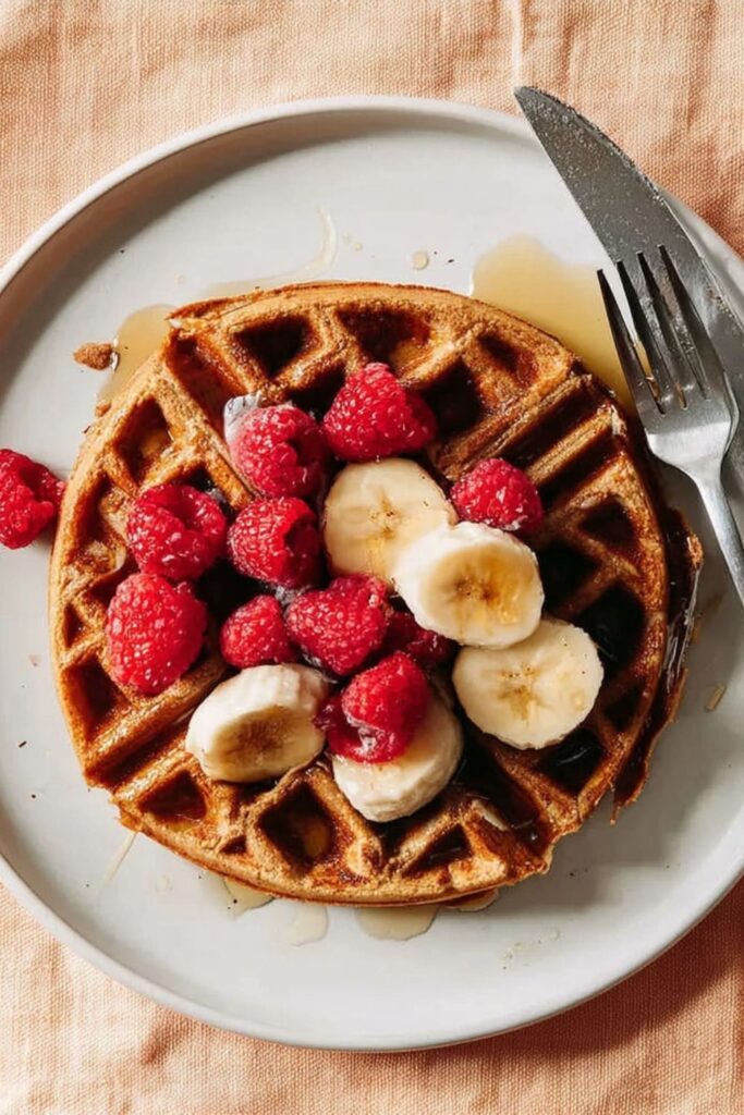 Gluten-Free Peanut Butter-Banana Waffles