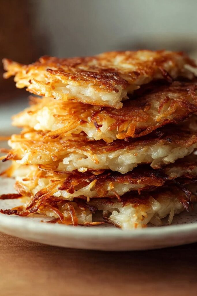Grated Potato Pancakes (Latkes)