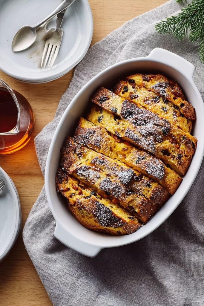Panettone French Toast Casserole 