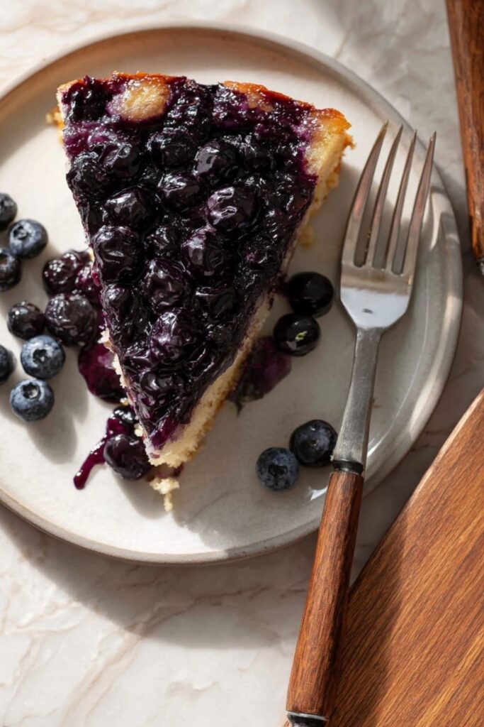 Martha Stewart Blueberry Upside Down Cake