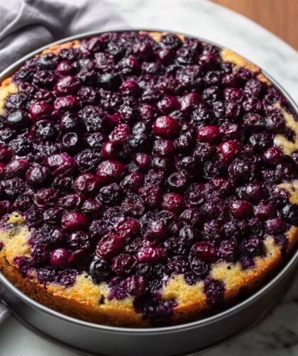 Martha Stewart Blueberry Upside Down Cake