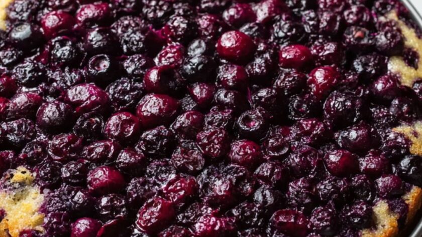 Martha Stewart Blueberry Upside Down Cake