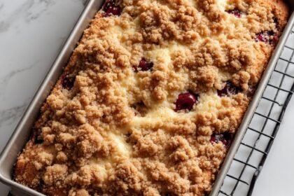 Martha Stewart Cherry Streusel Coffee Cake