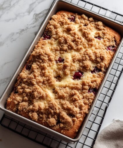 Martha Stewart Cherry Streusel Coffee Cake