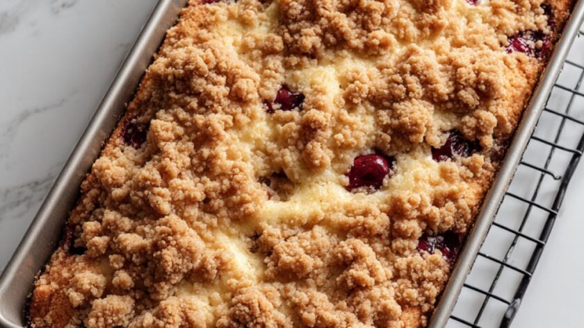Martha Stewart Cherry Streusel Coffee Cake