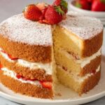 Martha Stewart Chiffon Cake With Strawberries