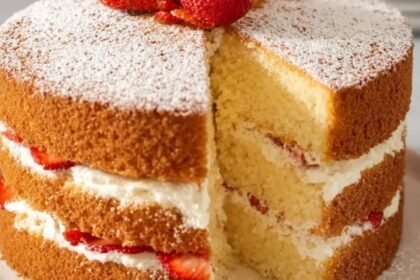 Martha Stewart Chiffon Cake With Strawberries