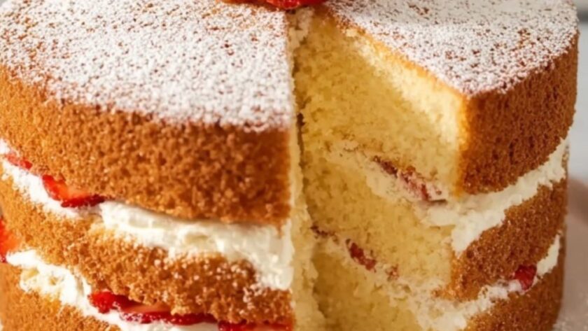 Martha Stewart Chiffon Cake With Strawberries