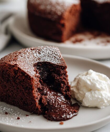 Martha Stewart Chocolate Molten Lava Cake
