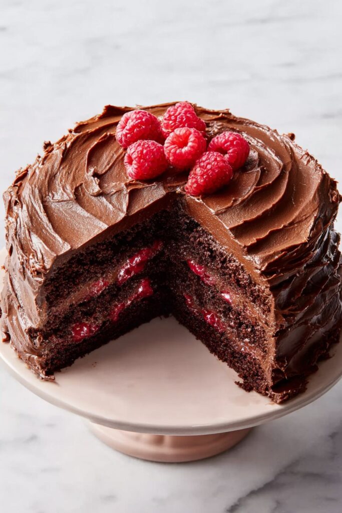 Martha Stewart Chocolate Raspberry Cake