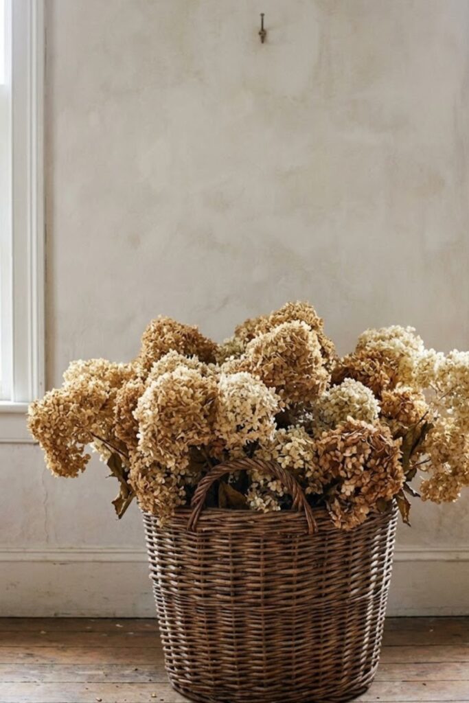 Dried Hydrangeas