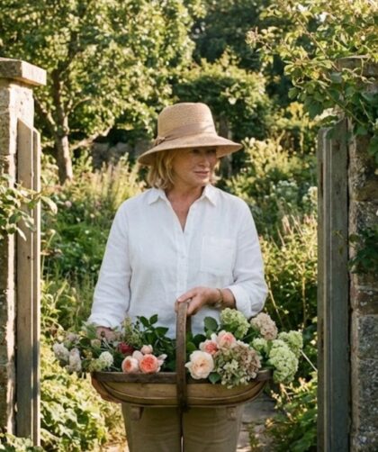Martha Stewart outfit aesthetic classic garden style