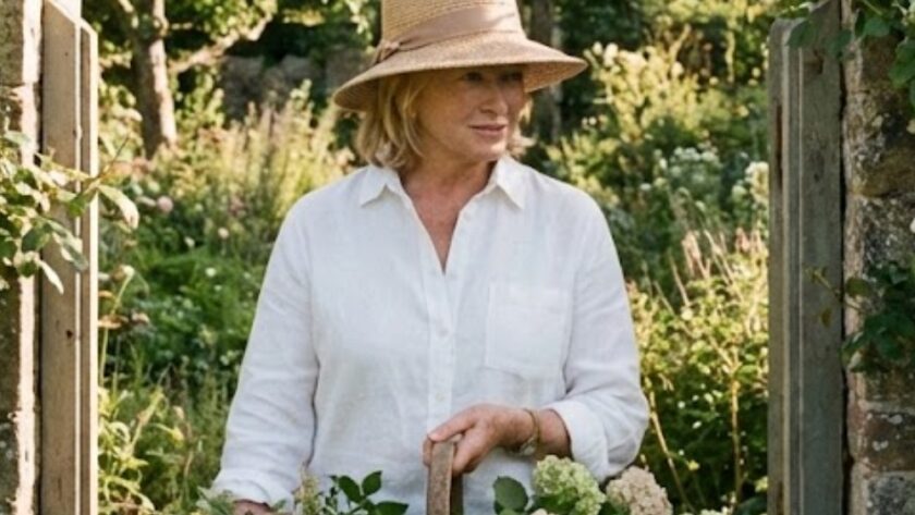 Martha Stewart outfit aesthetic classic garden style