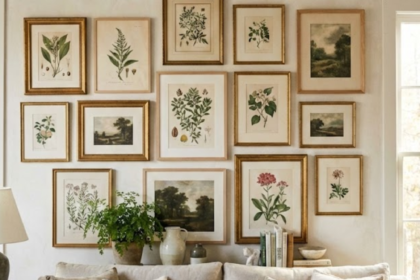 Martha Stewart aesthetic prints gallery wall collection