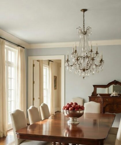 Martha Stewart dining room aesthetic formal interior