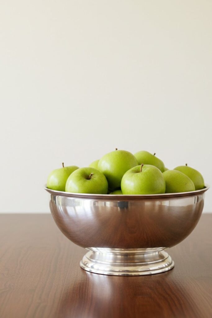 The Silver Bowl Centerpiece