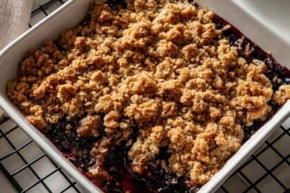 Martha Stewart 5 Ingredient Blueberry Crisp Recipe