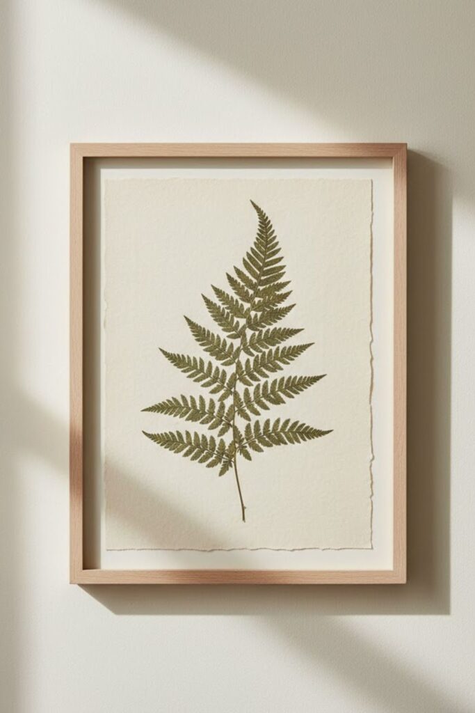 Pressed Ferns and Leaves