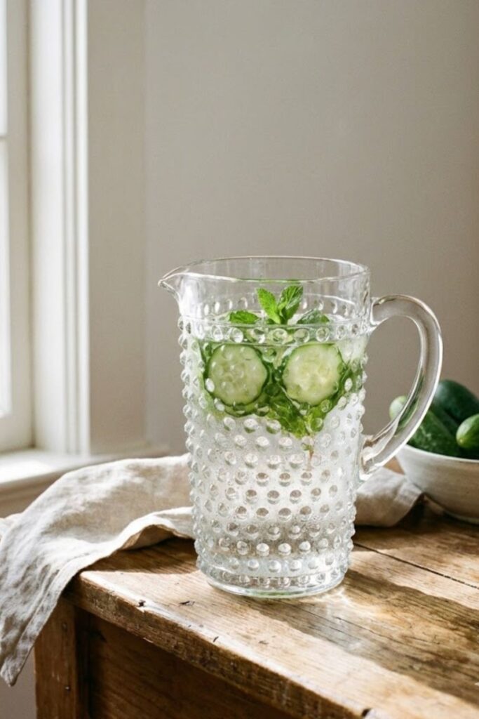 Pressed Glass Pitchers