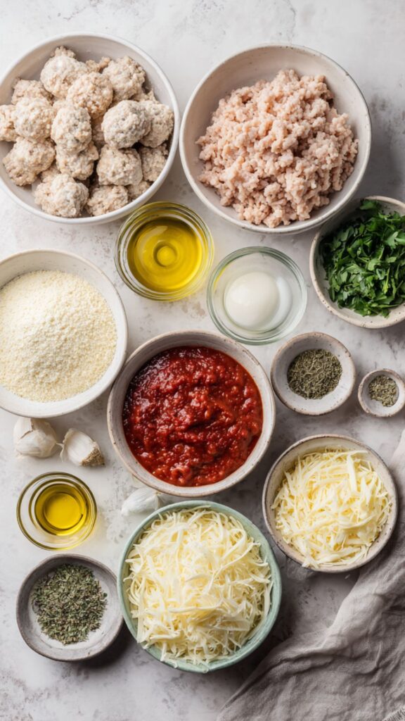 Martha Stewart Chicken Parm Meatballs Recipe