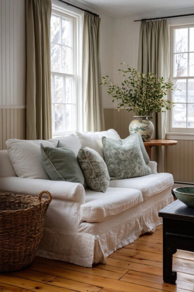 Crisp Whites and Soft Greens in the 1990s