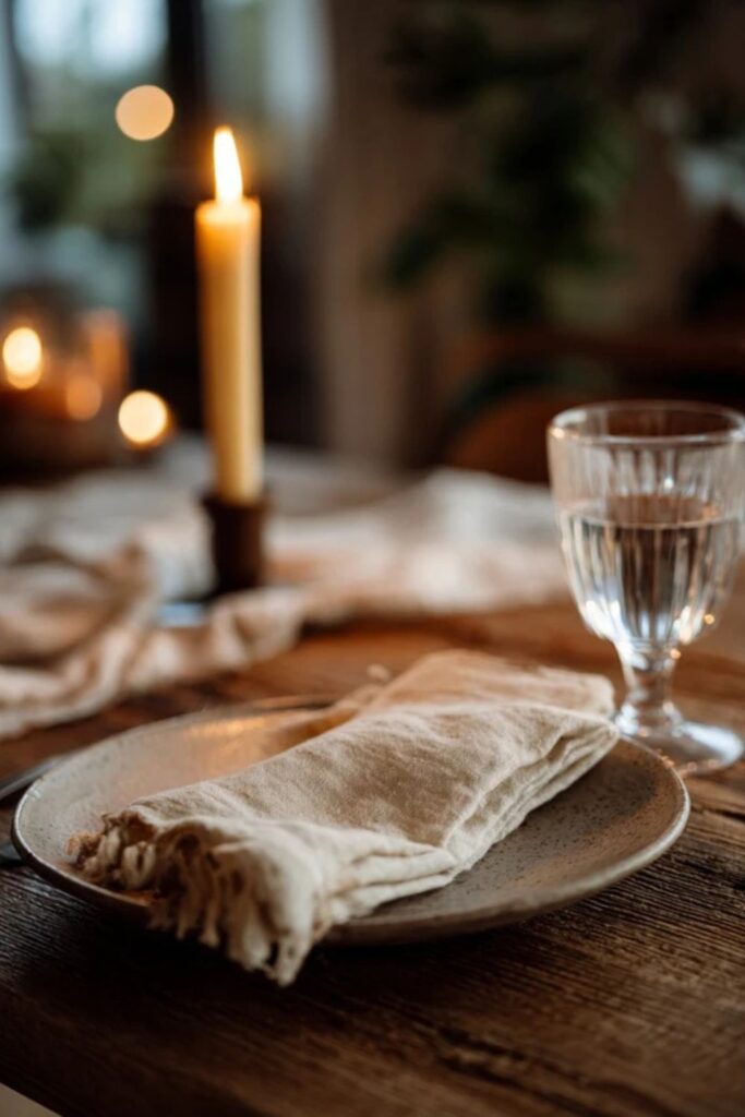 Set the Table Even When You Are Eating Alone