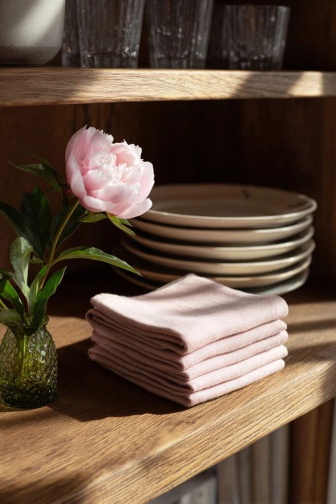 12. Pale Pink Accents in Small Doses