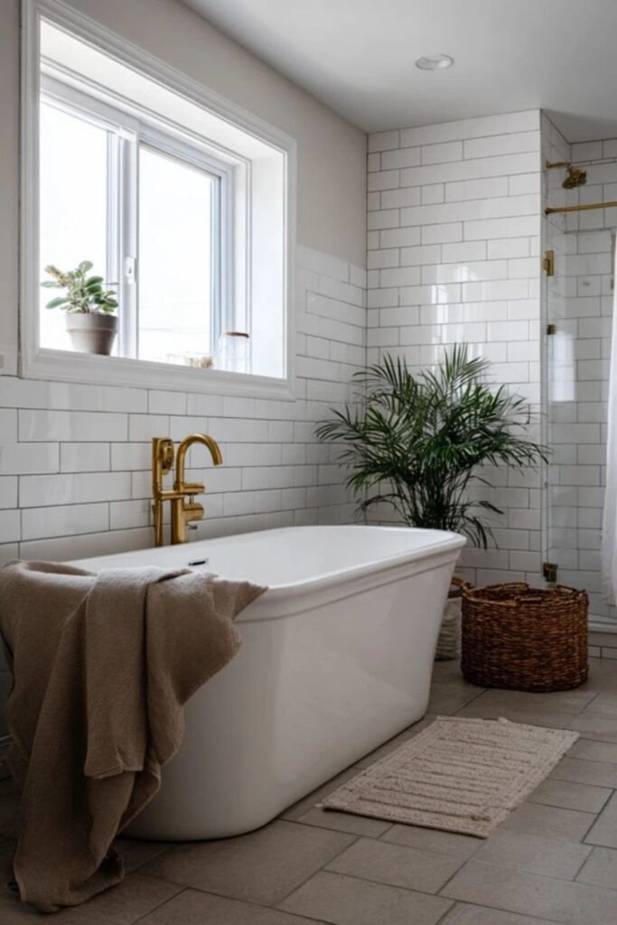 13. Subway Tile to the Ceiling