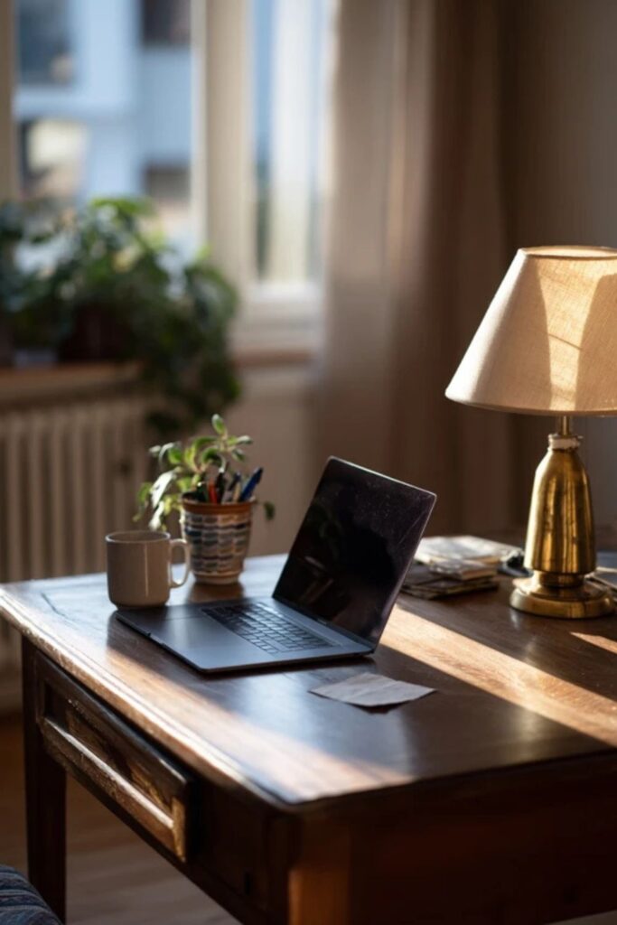 The Desk Cleared at the End of Every Day