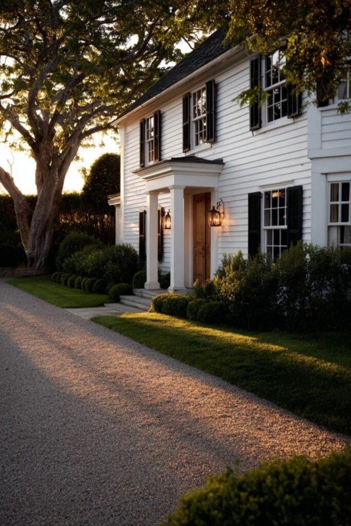 17. The Bedford Farmhouse at Golden Hour