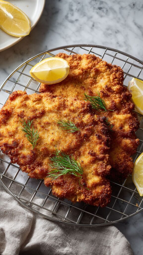 Martha Stewart Chicken Schnitzel Dill And Sesame Recipe
