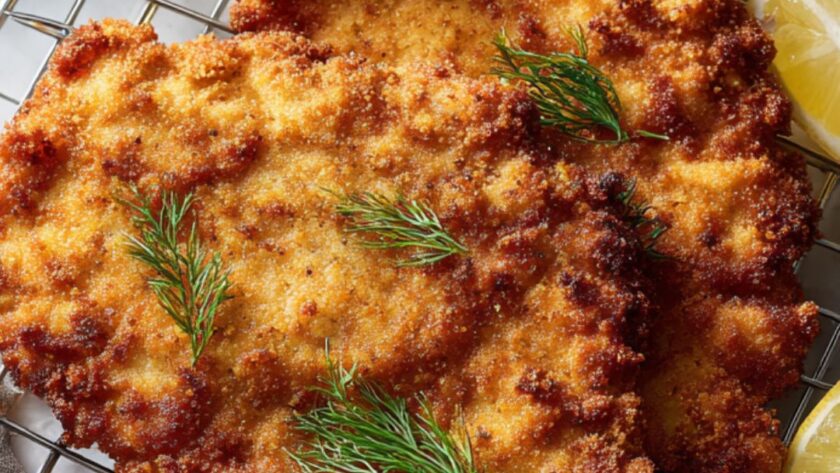 Martha Stewart Chicken Schnitzel Dill And Sesame Recipe