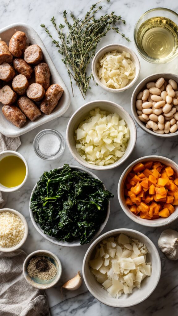 Martha Stewart Chicken Sausage And Bean Casserole Recipe