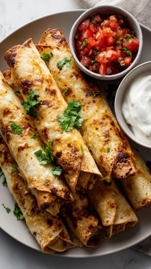 Martha Stewart Crispy Baked Chicken Flautas Recipe