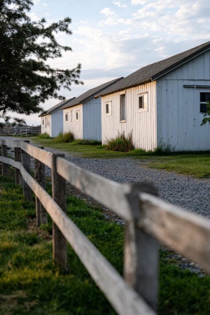 Every Building Painted Bedford Gray