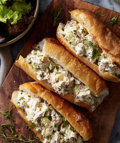 Martha Stewart Chicken Salad Club Roll Recipe