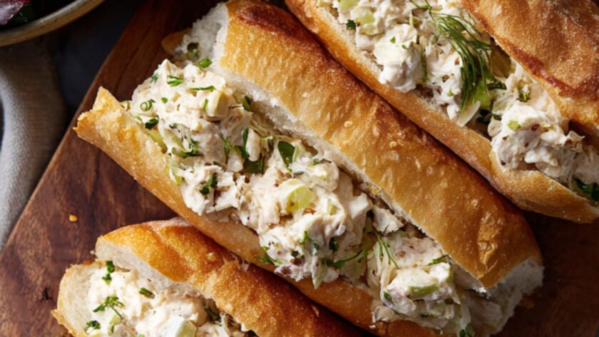 Martha Stewart Chicken Salad Club Roll Recipe