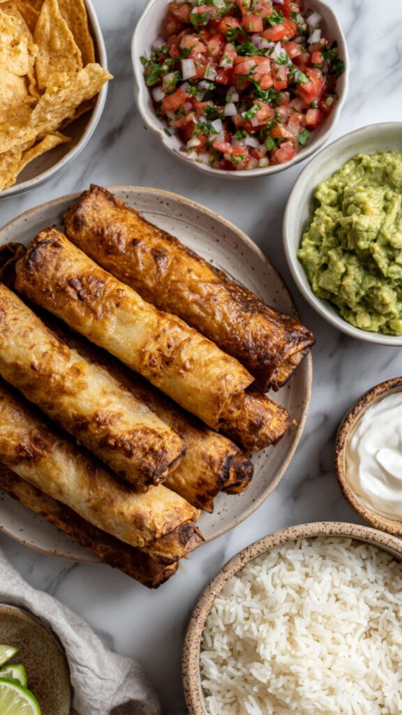 Martha Stewart Crispy Baked Chicken Flautas Recipe