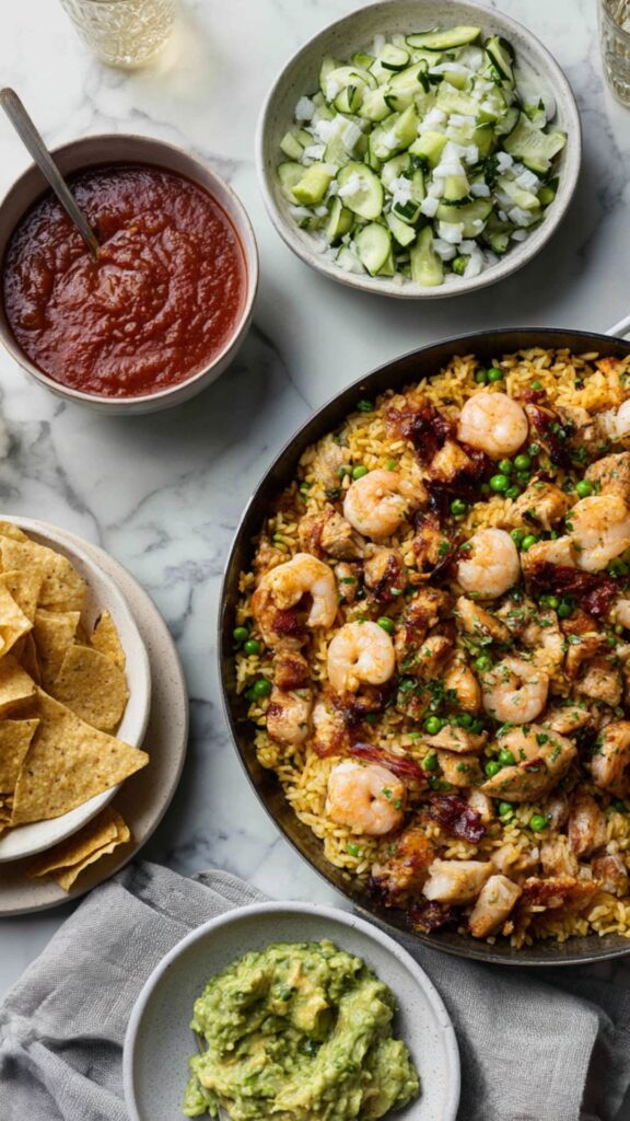 Martha Stewart Chicken And Shrimp Paella Recipe