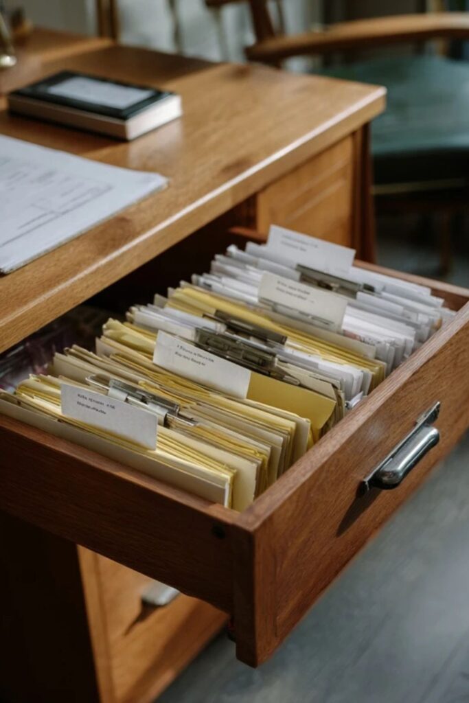 4. Label Every Drawer and File