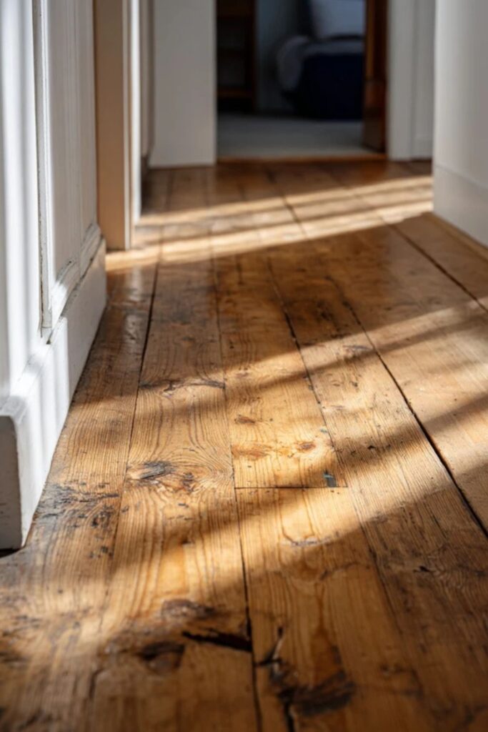 Pumpkin Pine Floors That Creaked